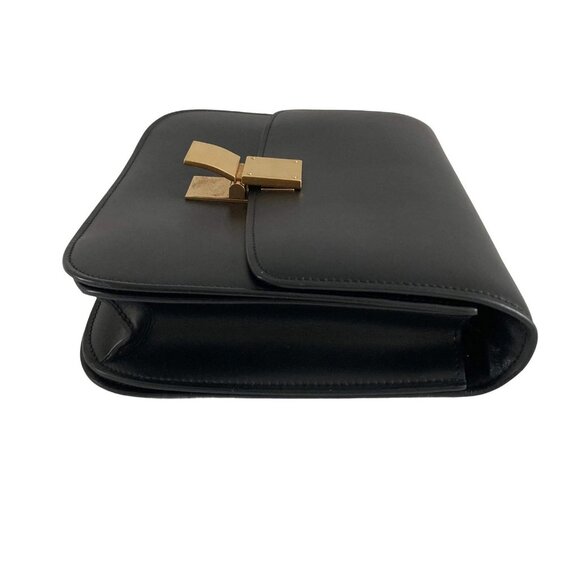 Celine Box Calfskin Medium Classic Box Flap Black - Picture 4 of 9